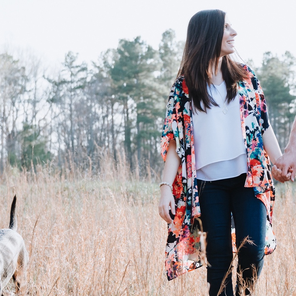 Floral cardigan